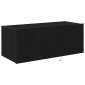 vidaXL Ντουλάπι Τηλεόρασης Τοίχου 80 x 35 x 31 cm Μαύρη Οξυά