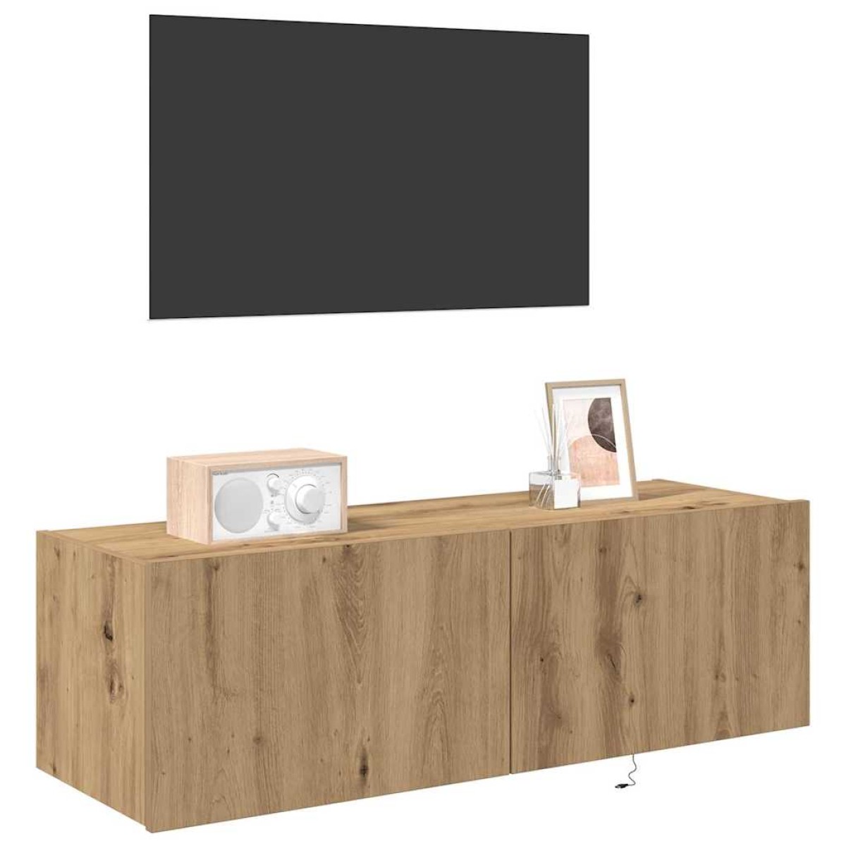 vidaXL Ντουλάπι Τηλεόρασης Τοίχου 100 x 35 x 31 cm Artisan Oak