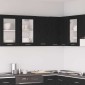 vidaXL Κρεμαστό Ντουλάπι Μαύρο Δρυς 30x31x60 εκ. από Τεχνητό Ξύλο