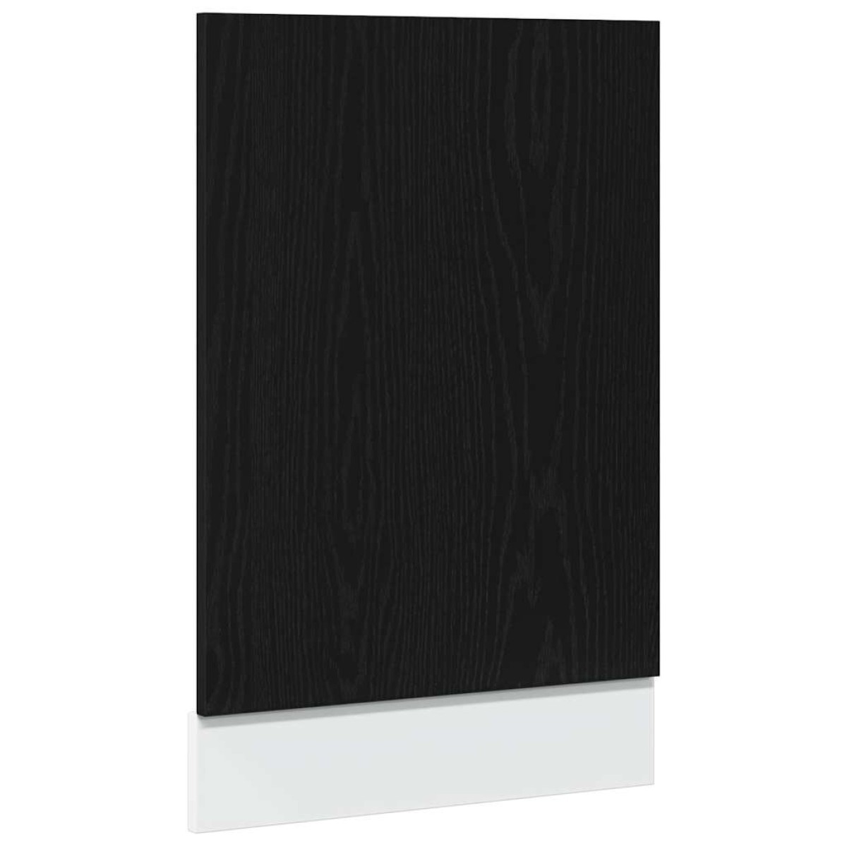 vidaXL Πλαίσιο Πλυντηρίου Πιάτων Lyon Μαύρο Δρυς 45x1,5x67 εκ. από Τεχνητό Ξύλο