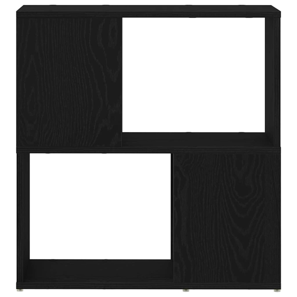 vidaXL Σετ επίπλου τηλεόρασης 60 x 24 x 63 cm Μαύρο Επεξεργασμένο Ξύλο