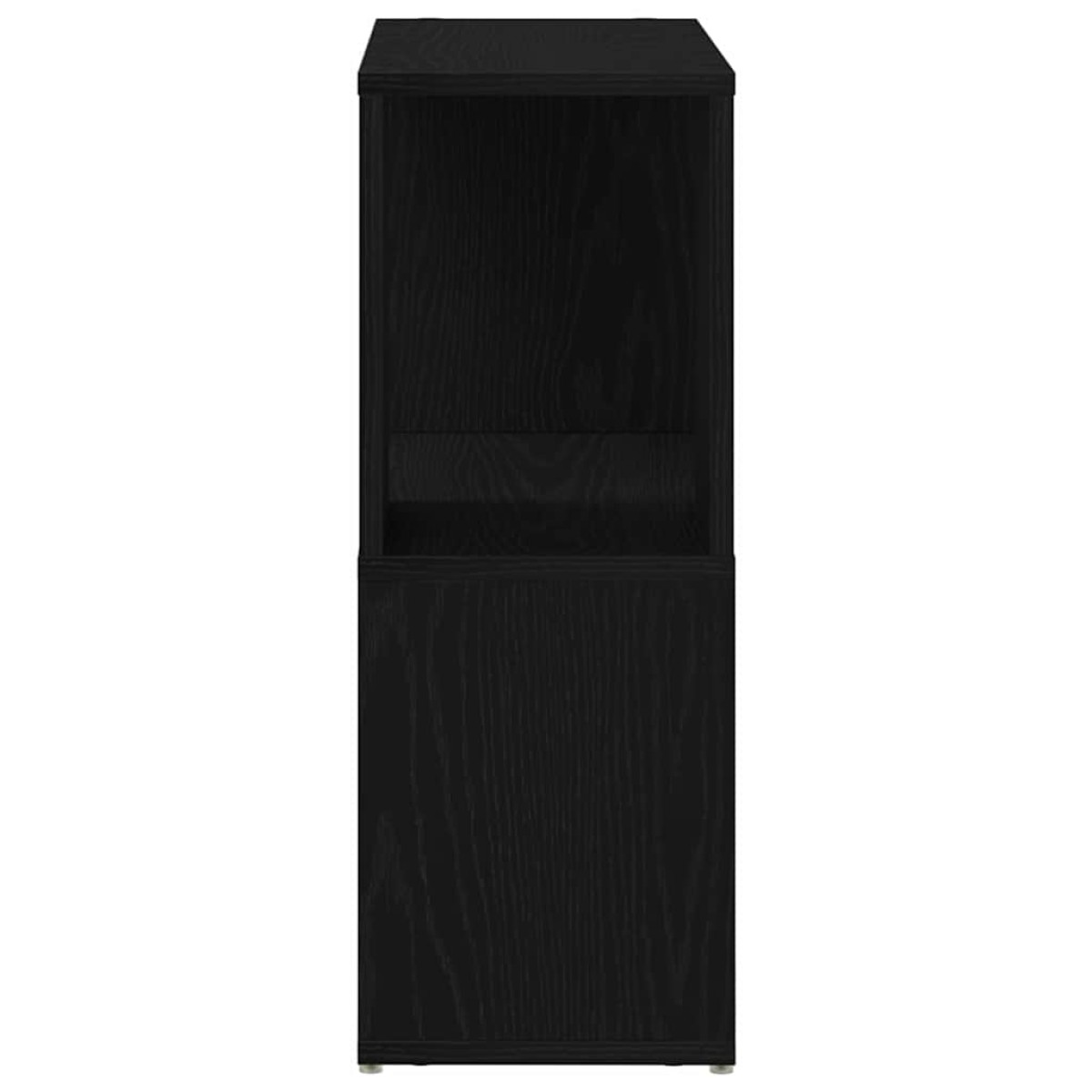 vidaXL Σετ επίπλου τηλεόρασης 60 x 24 x 63 cm Μαύρο Επεξεργασμένο Ξύλο