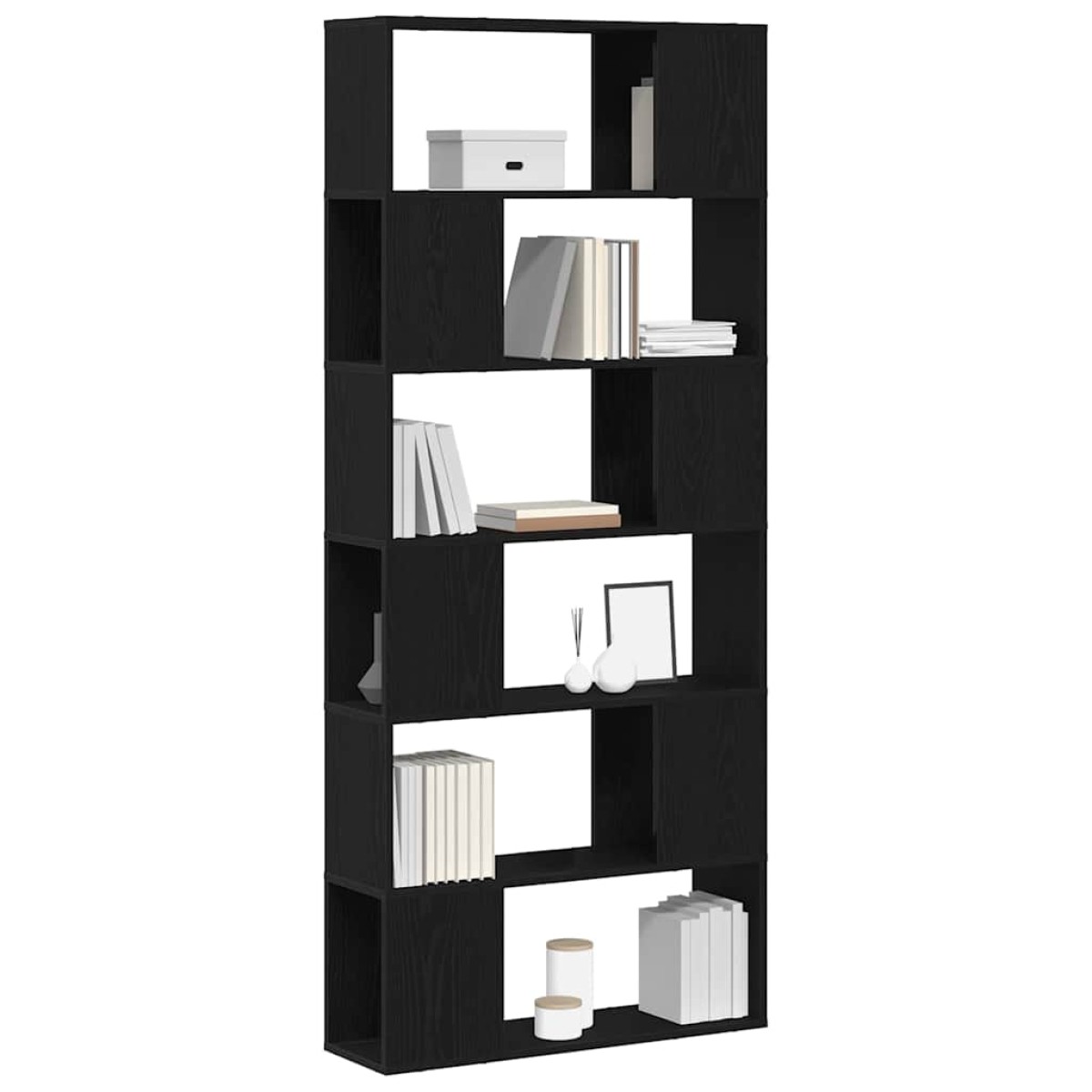 vidaXL Σετ επίπλου τηλεόρασης 80 x 24 x 186 cm Μαύρο