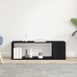 vidaXL Σετ επίπλου τηλεόρασης 100 x 24 x 63 cm Μαύρο