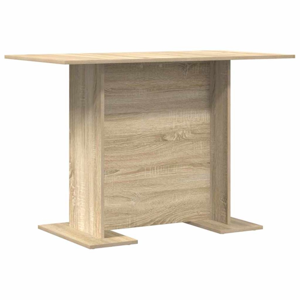 vidaXL Τραπεζαρία 110 x 60 x 75 cm Επεξεργασμένο Ξύλο Δρύς Sonoma
