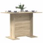 vidaXL Τραπεζαρία 110 x 60 x 75 cm Επεξεργασμένο Ξύλο Δρύς Sonoma