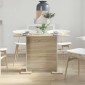 vidaXL Τραπεζαρία 110 x 60 x 75 cm Επεξεργασμένο Ξύλο Δρύς Sonoma