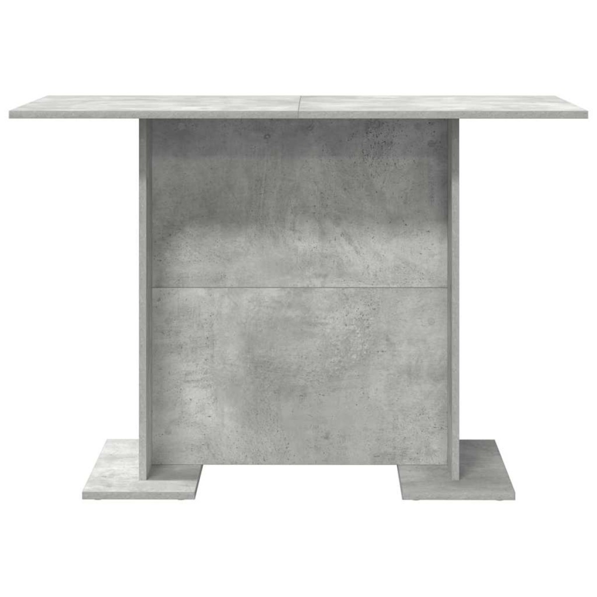 vidaXL Τραπεζαρία 110 x 60 x 75 cm Επεξεργασμένο Ξύλο Σκυρόδεμα Γκρι