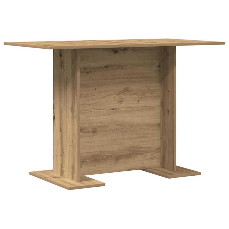 vidaXL Τραπεζαρία 110 x 60 x 75 cm Επεξεργασμένο Ξύλο Artisan Oak