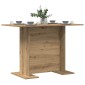 vidaXL Τραπεζαρία 110 x 60 x 75 cm Επεξεργασμένο Ξύλο Artisan Oak