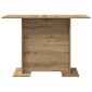 vidaXL Τραπεζαρία 110 x 60 x 75 cm Επεξεργασμένο Ξύλο Artisan Oak