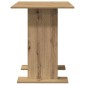 vidaXL Τραπεζαρία 110 x 60 x 75 cm Επεξεργασμένο Ξύλο Artisan Oak