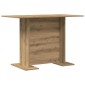 vidaXL Τραπεζαρία 110 x 60 x 75 cm Επεξεργασμένο Ξύλο Artisan Oak