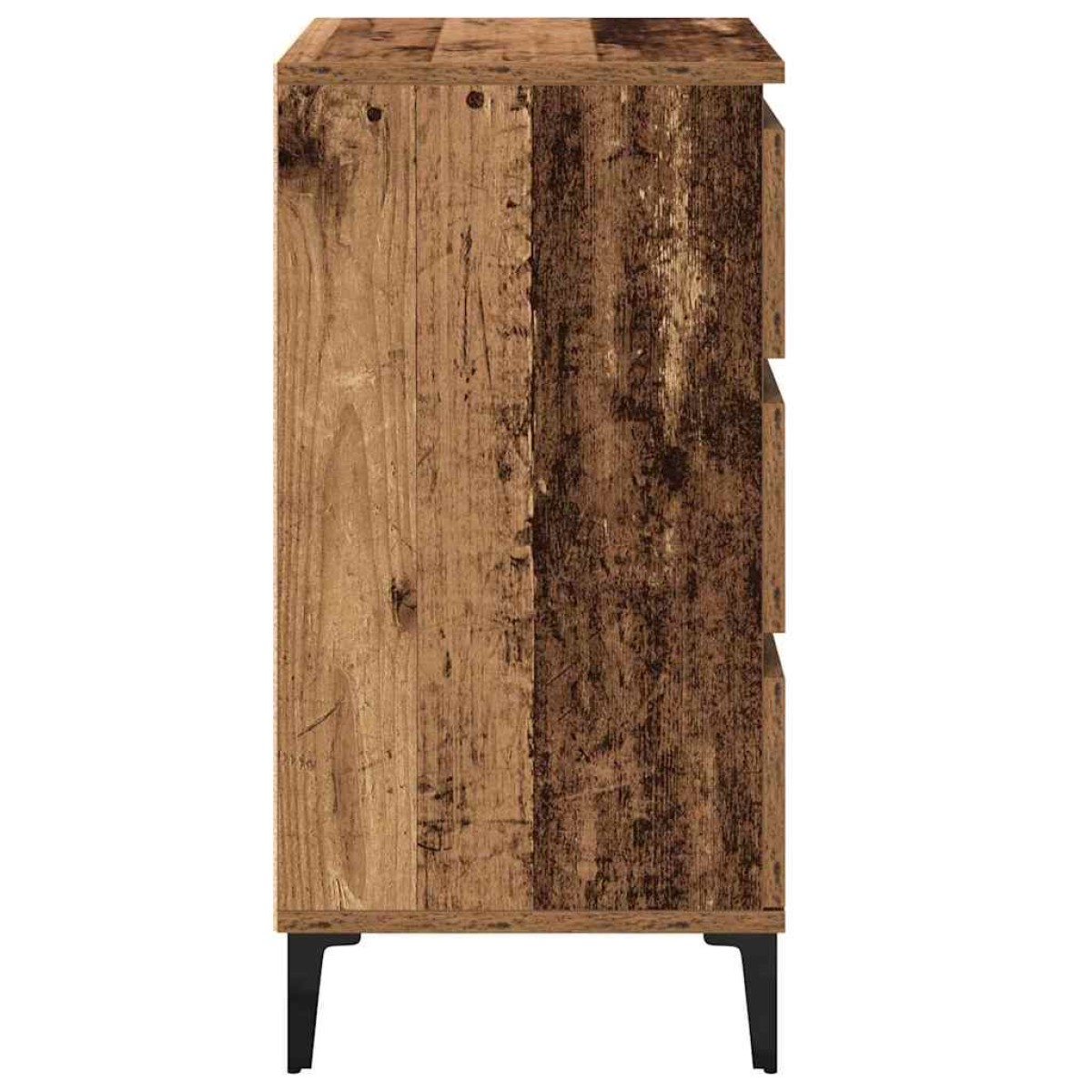 vidaXL Κομοδίνο Παλιό ξύλο 45 x 35 x 44 εκ. Επεξεργασμένο Ξύλο