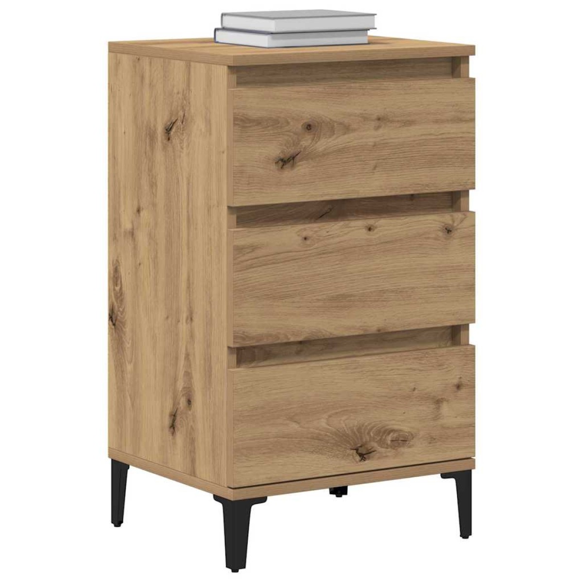 vidaXL Κομοδίνο Artisan Oak 45 x 35 x 44 εκ. Επεξεργασμένο Ξύλο