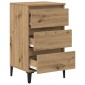 vidaXL Κομοδίνο Artisan Oak 45 x 35 x 44 εκ. Επεξεργασμένο Ξύλο