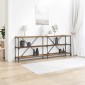 vidaXL Τραπέζι κονσόλας Παλιό ξύλο 200 x 30 x 75 εκ.