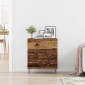 vidaXL Πλαϊνό γραφείο Παλιό ξύλο 60 x 35 x 70 cm Επεξεργασμένο Ξύλο