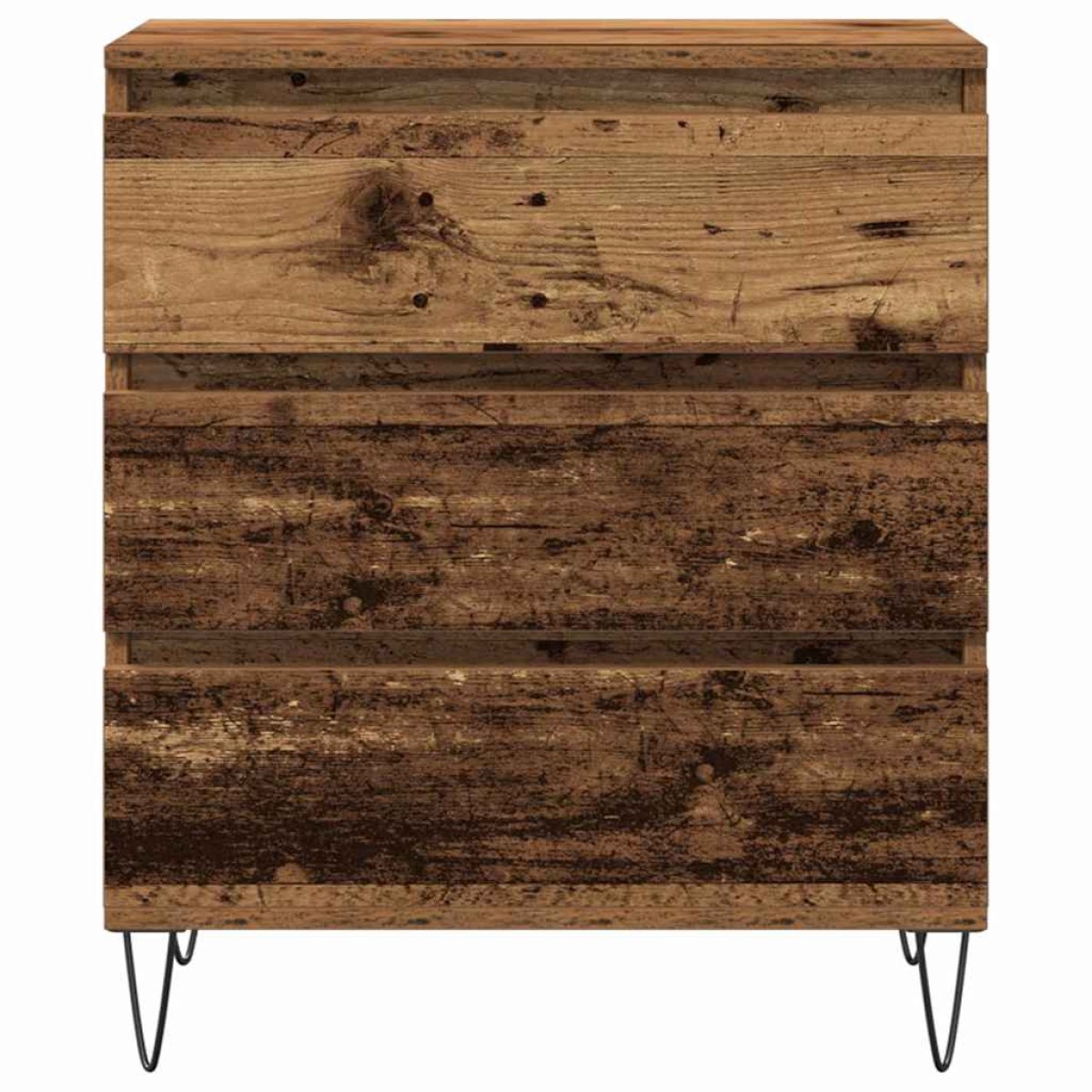 vidaXL Πλαϊνό γραφείο Παλιό ξύλο 60 x 35 x 70 cm Επεξεργασμένο Ξύλο