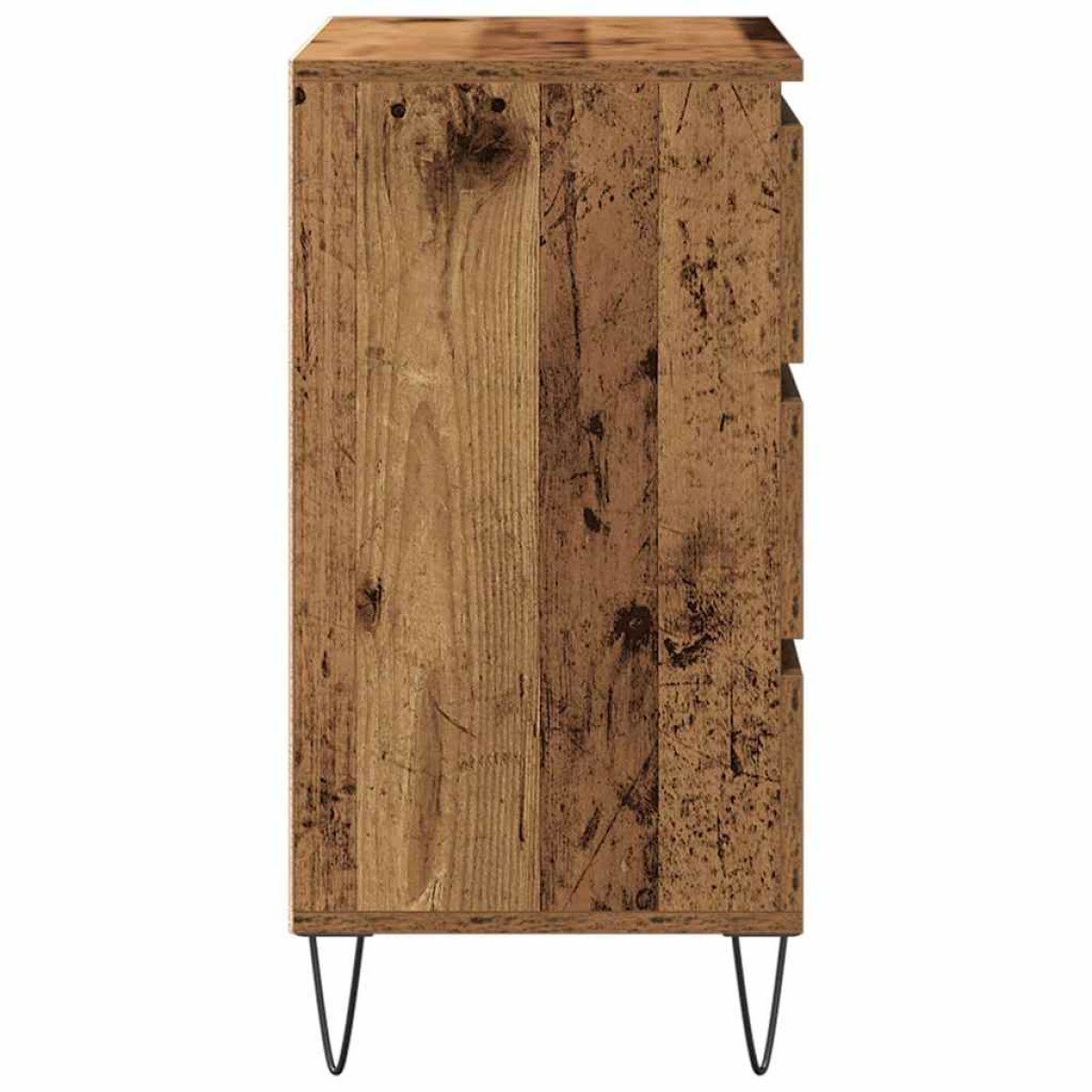 vidaXL Πλαϊνό γραφείο Παλιό ξύλο 60 x 35 x 70 cm Επεξεργασμένο Ξύλο