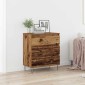 vidaXL Πλαϊνό γραφείο Παλιό ξύλο 60 x 35 x 70 cm Επεξεργασμένο Ξύλο