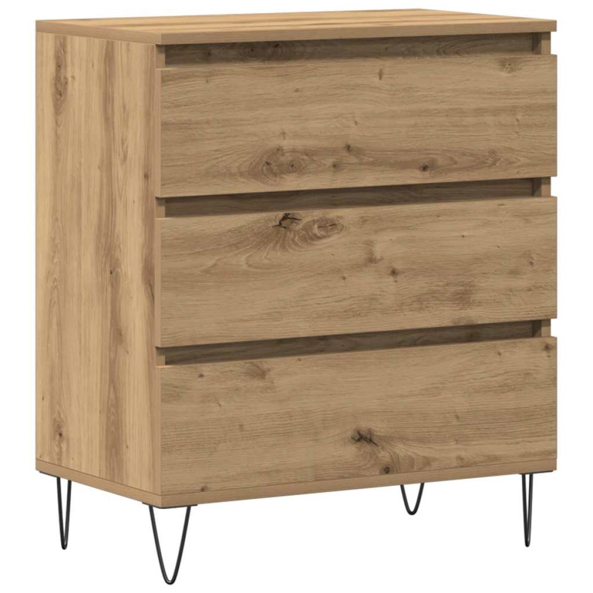 vidaXL Πλαϊνό γραφείο Artisan Oak 60 x 35 x 70 cm Επεξεργασμένο Ξύλο