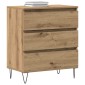 vidaXL Πλαϊνό γραφείο Artisan Oak 60 x 35 x 70 cm Επεξεργασμένο Ξύλο