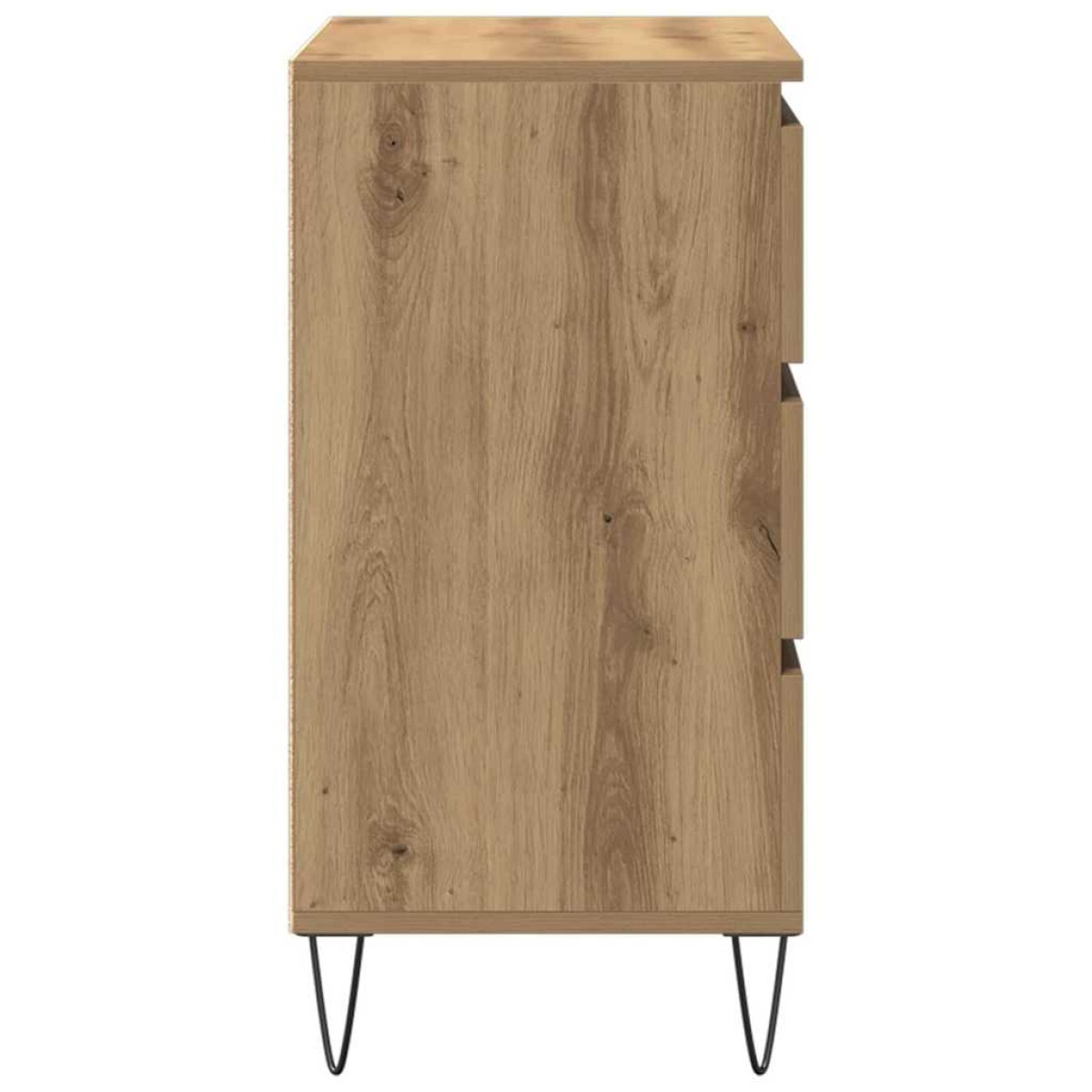 vidaXL Πλαϊνό γραφείο Artisan Oak 60 x 35 x 70 cm Επεξεργασμένο Ξύλο