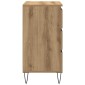 vidaXL Πλαϊνό γραφείο Artisan Oak 60 x 35 x 70 cm Επεξεργασμένο Ξύλο