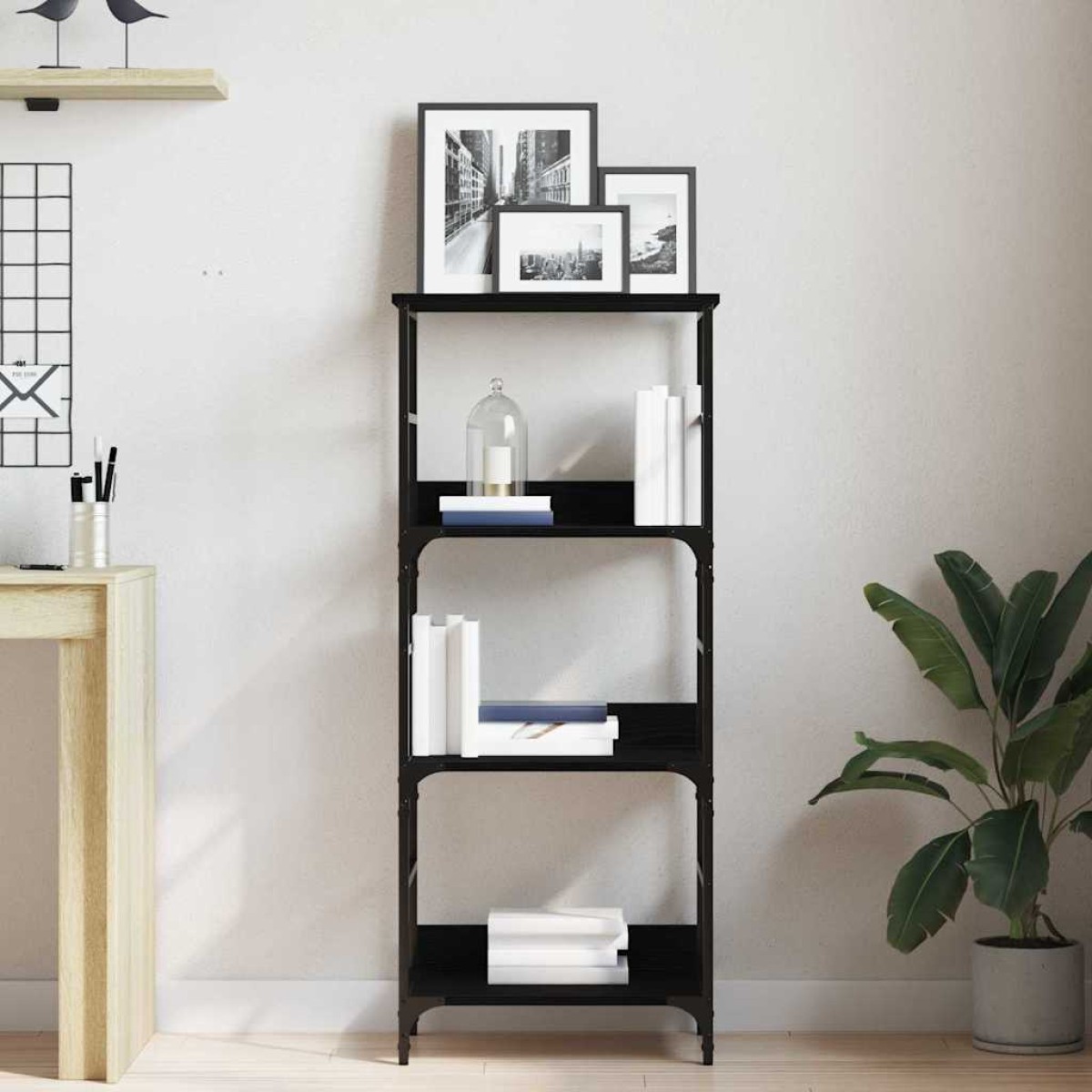 vidaXL Ράφι Βιβλίων 3 επίπεδα 50 x 33 x 117,5 εκ Επεξεργασμένο Ξύλο