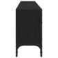 vidaXL Ντουλάπι TV 200 x 25 x 44 εκ Μαύρη δρυς Επεξεργασμένο ξύλο
