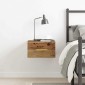 vidaXL Κομοδίνο 35 x 35 x 20 εκ Επεξεργασμένο Ξύλο Παλιό ξύλο
