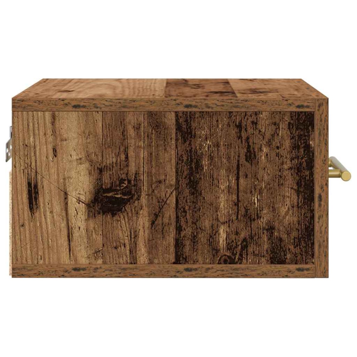 vidaXL Κομοδίνο 2 τμχ. 35 x 35 x 20 εκ Επεξεργασμένο Ξύλο Παλιό ξύλο