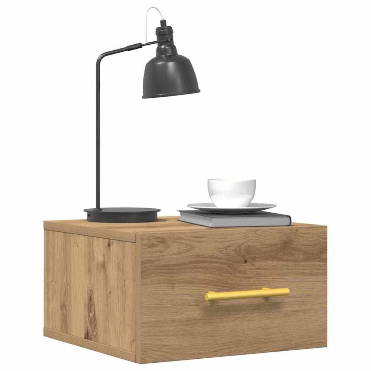 vidaXL Κομοδίνο 35 x 35 x 20 εκ Επεξεργασμένο Ξύλο Artisan Oak