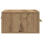 vidaXL Κομοδίνο 35 x 35 x 20 εκ Επεξεργασμένο Ξύλο Artisan Oak