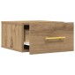 vidaXL Κομοδίνο 2 τμχ. 35 x 35 x 20 εκ Επεξεργασμένο Ξύλο Artisan Oak