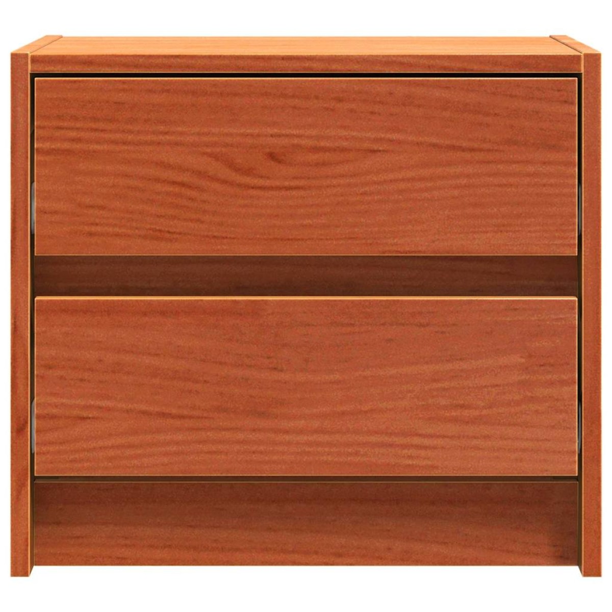vidaXL Κομοδίνα Κερωτό καφέ 40 x 30.5 x 35.5 εκ Ξύλο Πεύκου