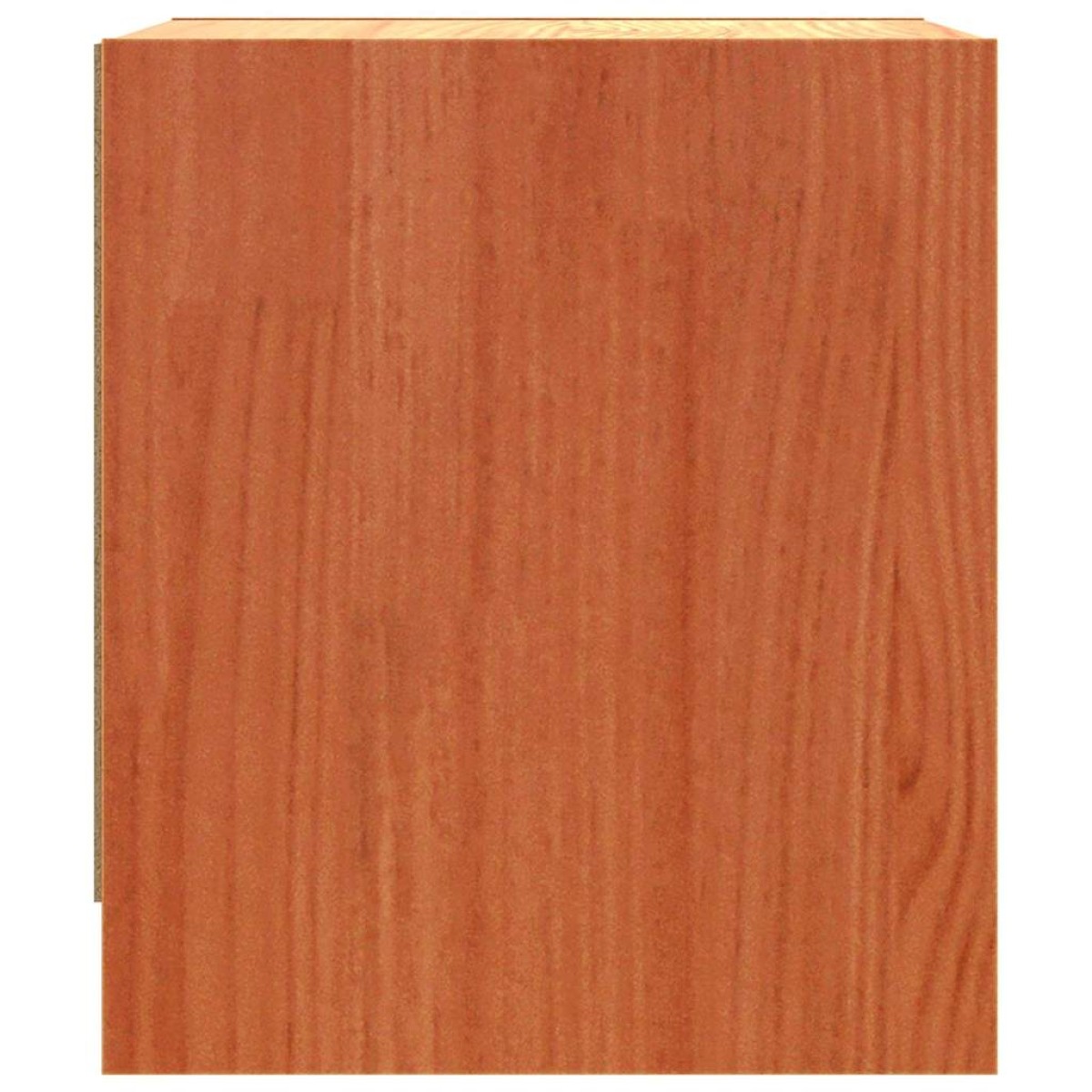 vidaXL Κομοδίνα 2 τεμ. Κερωτό καφέ 40 x 30.5 x 35.5 εκ Ξύλο Πεύκου