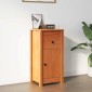 vidaXL Πλαϊνό γραφείο Κερωτό καφέ 39 x 34,5 x 80 εκ