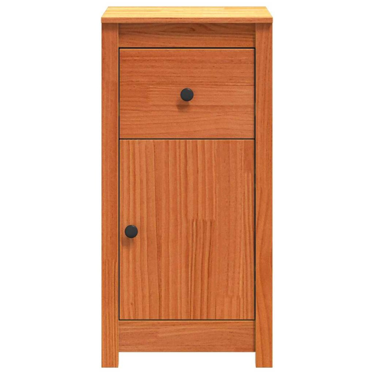 vidaXL Πλαϊνό γραφείο 2 τμχ. Κερωτό καφέ 39 x 34,5 x 80 εκ
