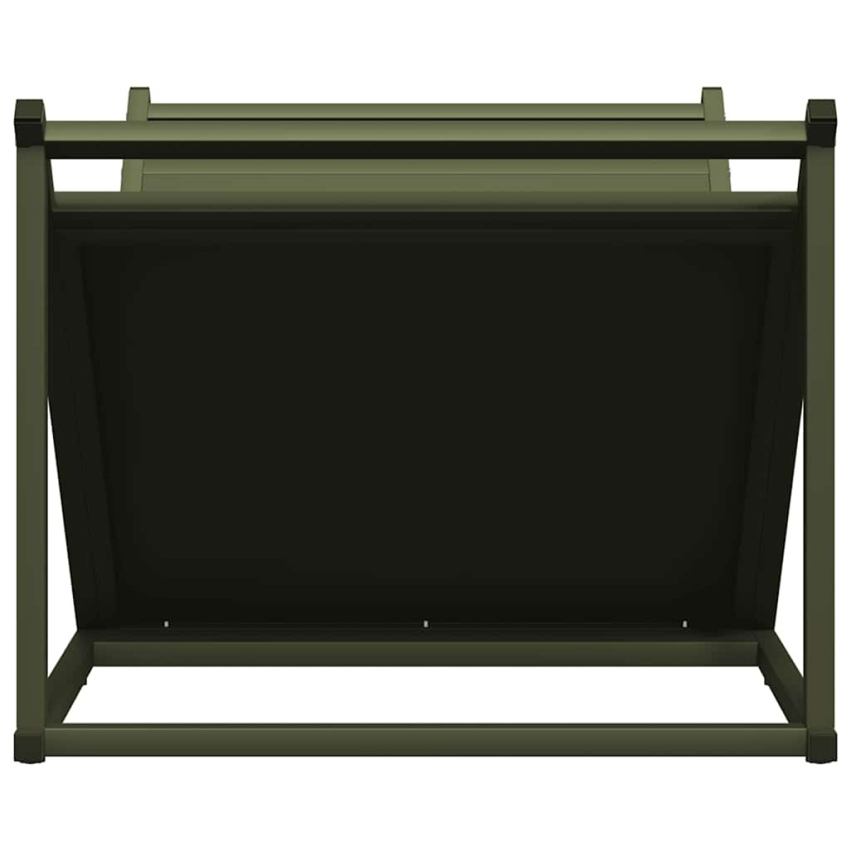vidaXL Ράφι Καυσόξυλων 70x43x34,5 εκ. Χάλυβας ψυχρής έλασης