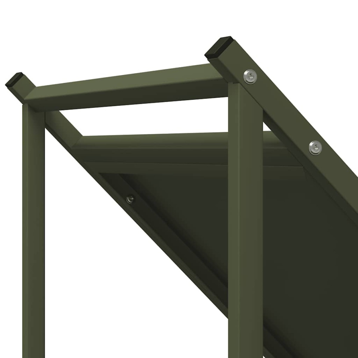 vidaXL Ράφι Καυσόξυλων 70x43x34,5 εκ. Χάλυβας ψυχρής έλασης