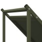 vidaXL Ράφι Καυσόξυλων 70x43x34,5 εκ. Χάλυβας ψυχρής έλασης