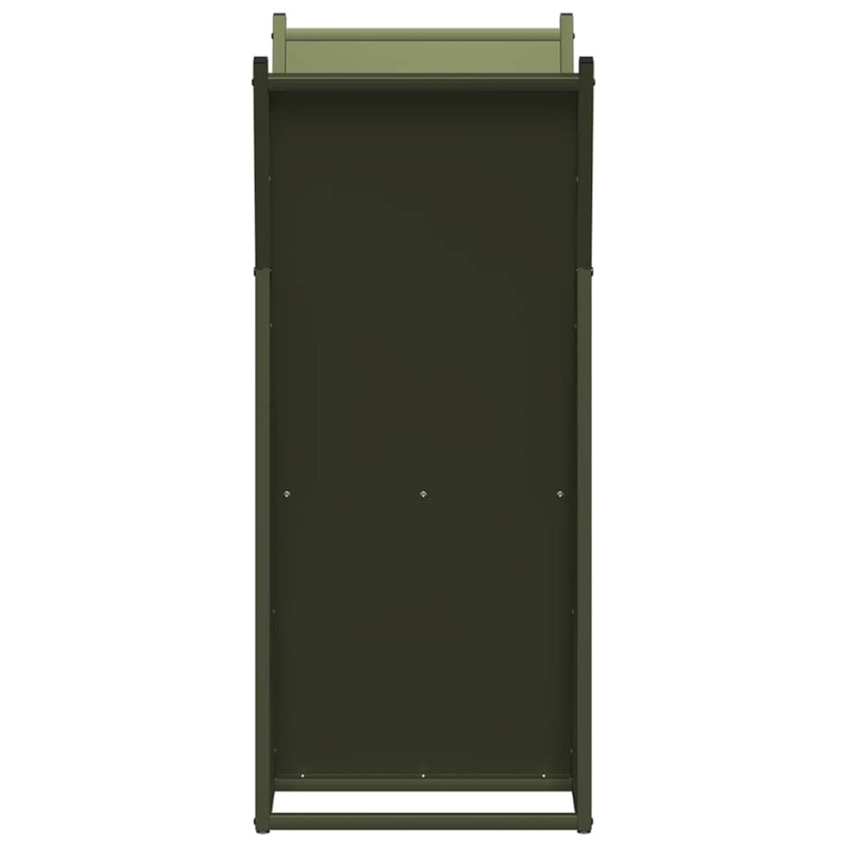 vidaXL Ράφι Καυσόξυλων 69,5x35x81 εκ. Χάλυβας ψυχρής έλασης