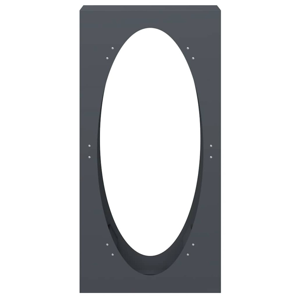 vidaXL Ράφι Καυσόξυλων Ανθρακί 50x23x100 εκ. Χάλυβας ψυχρής έλασης
