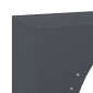 vidaXL Ράφι Καυσόξυλων Ανθρακί 50x23x100 εκ. Χάλυβας ψυχρής έλασης