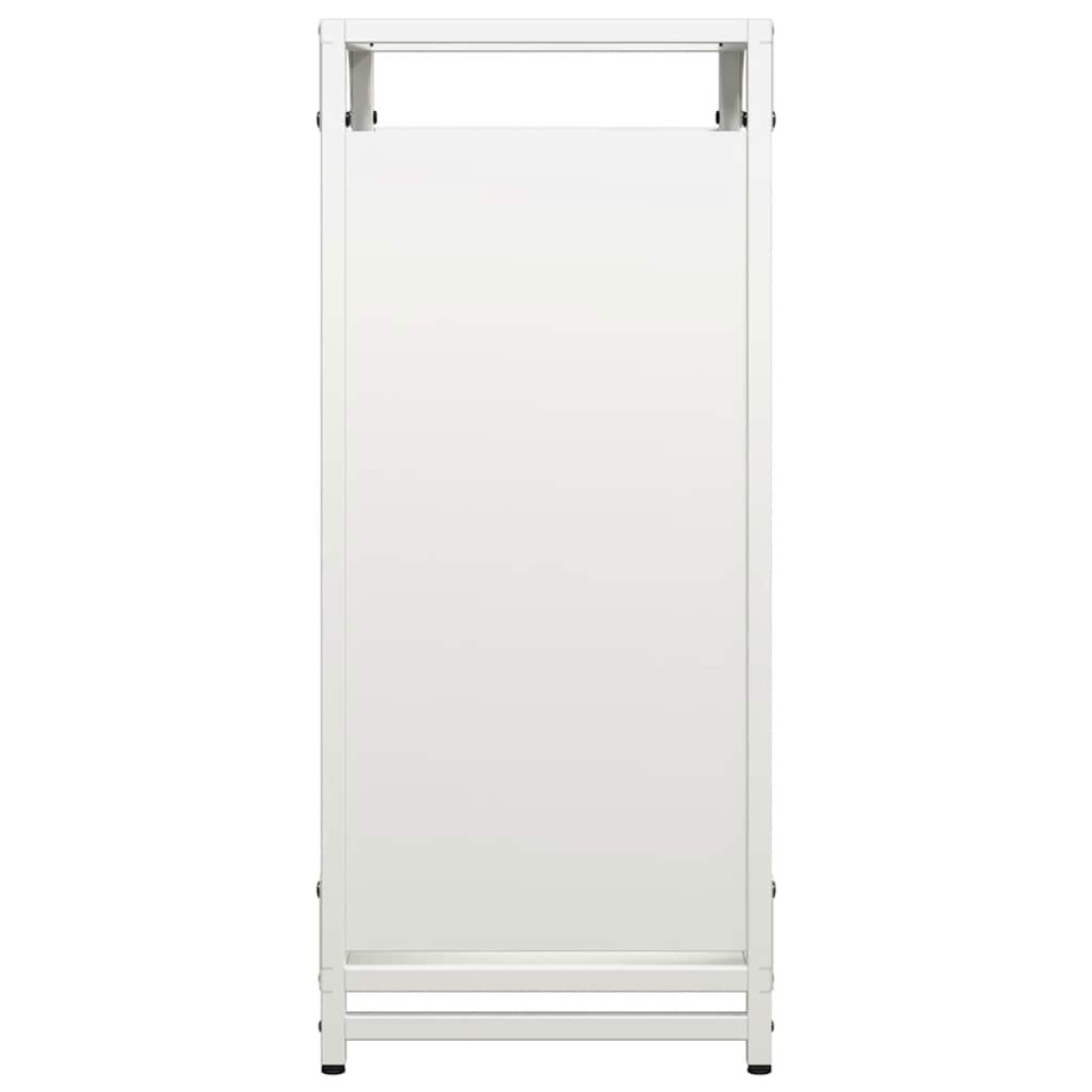 vidaXL Ράφι Καυσόξυλων Μαύρο 44x28x65 εκ. Χάλυβας ψυχρής έλασης