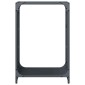 vidaXL Ράφι Καυσόξυλων Ανθρακί 44x28x65 εκ. Χάλυβας ψυχρής έλασης