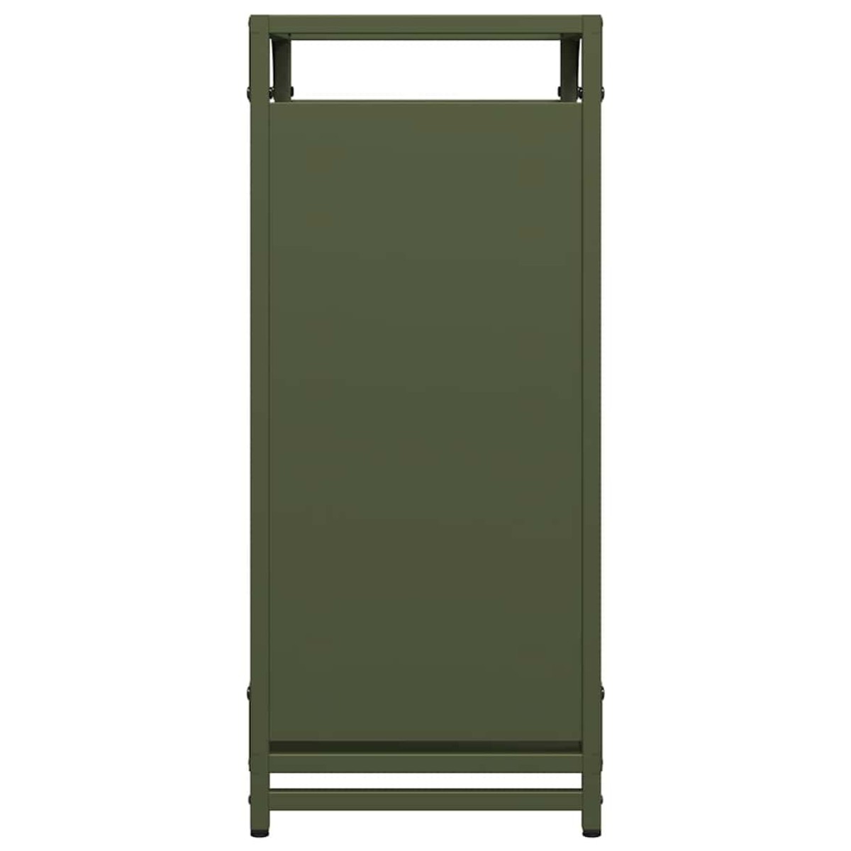 vidaXL Ράφι Καυσόξυλων 44x28x65 εκ. Χάλυβας ψυχρής έλασης