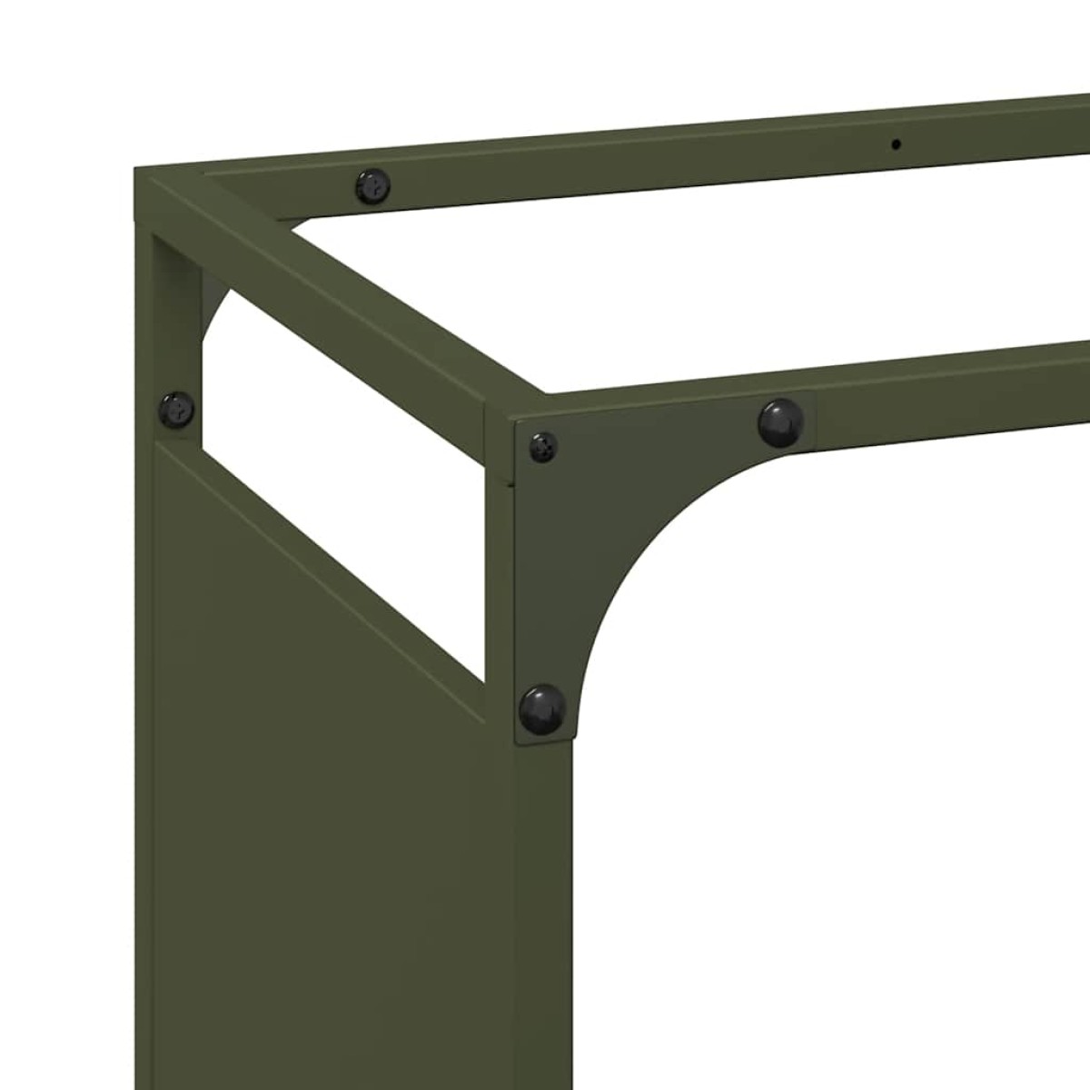 vidaXL Ράφι Καυσόξυλων 44x28x65 εκ. Χάλυβας ψυχρής έλασης